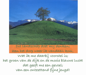 plaatje: gedicht uit de les van Ans